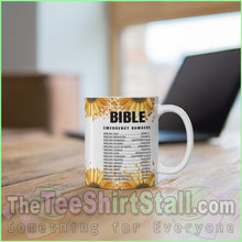 Load image into Gallery viewer, Emergency Bible Numbers Mug
