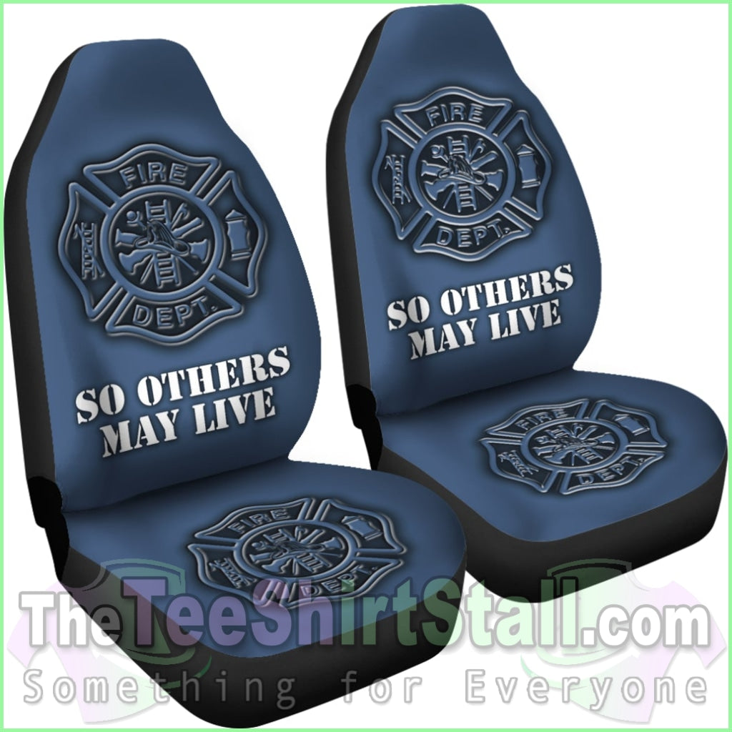 Fire Department Car Seat Covers