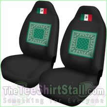 Load image into Gallery viewer, Flag Of Mexico Bandana Car Seat Covers
