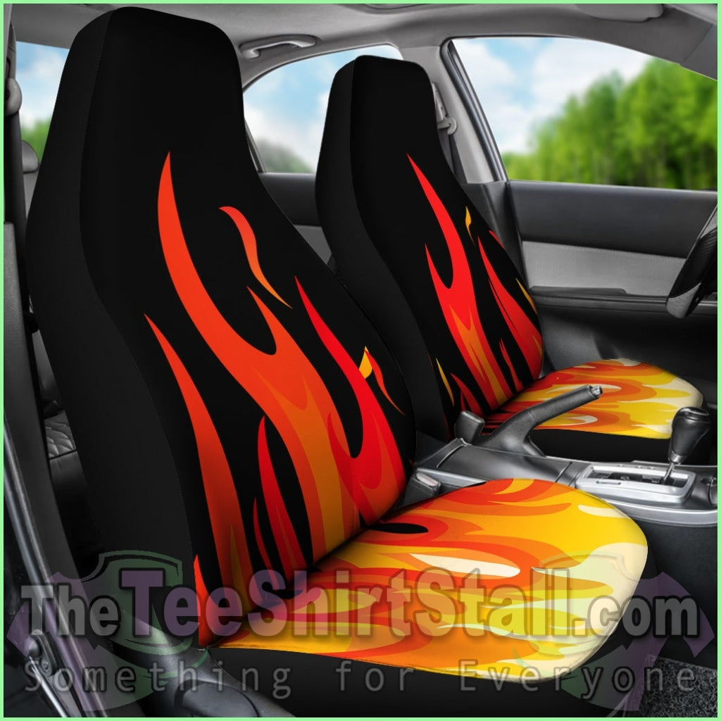 Flame Bandana Car Seat Covers