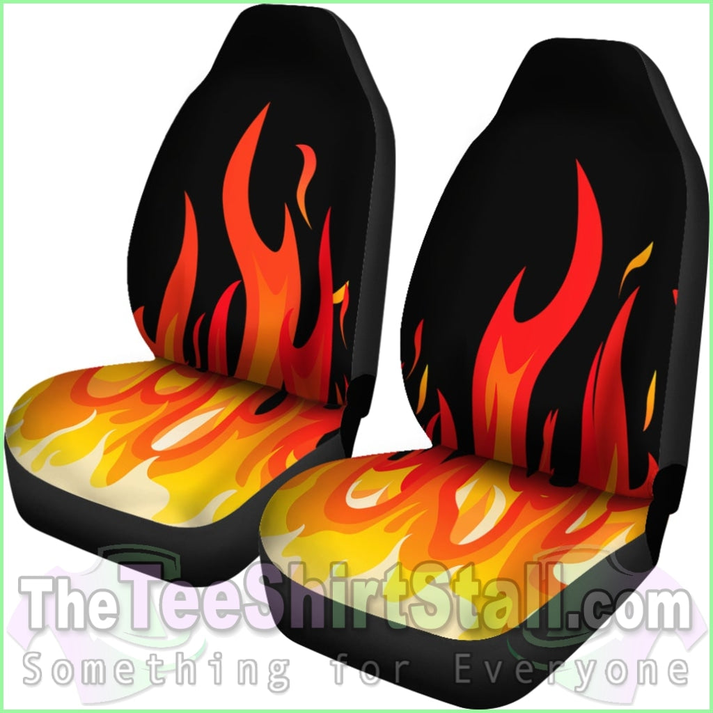 Flame Bandana Car Seat Covers