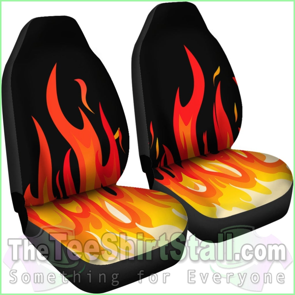 Flame Bandana Car Seat Covers