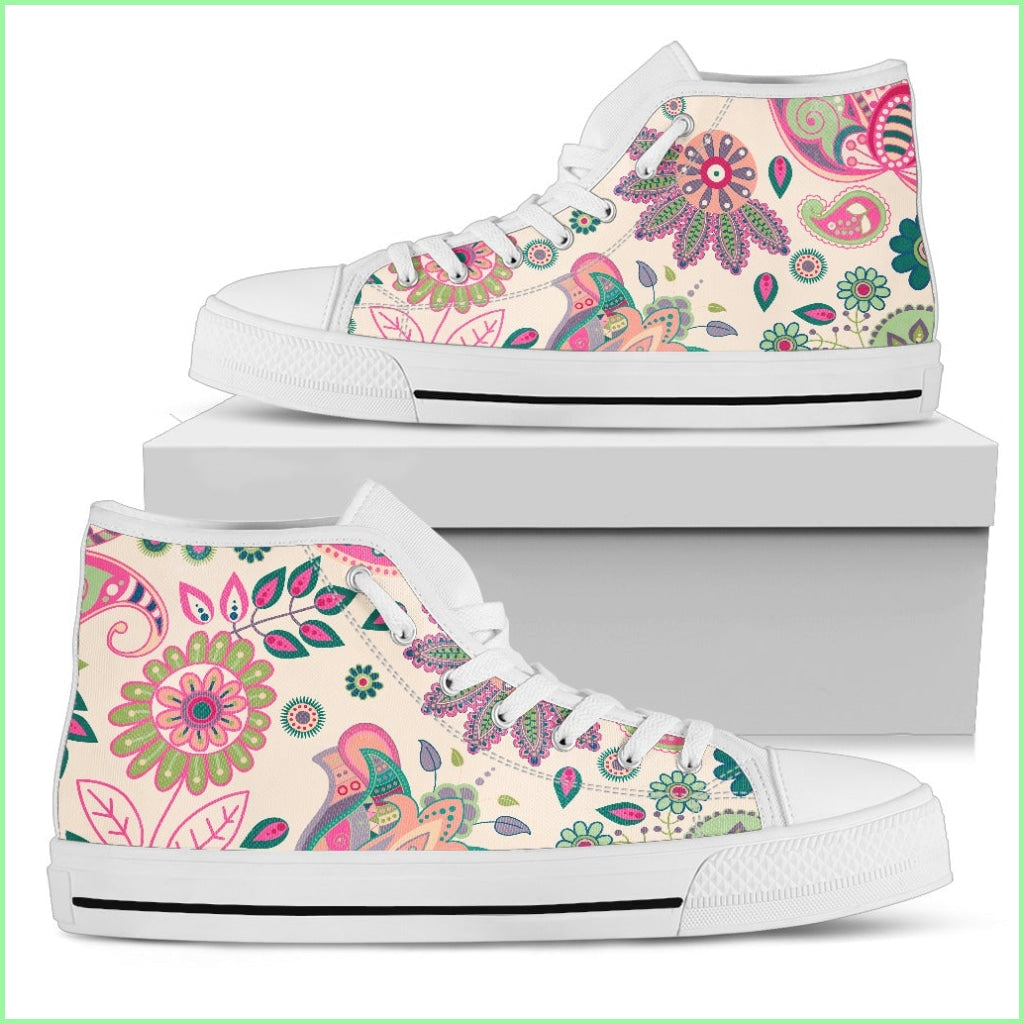 Floral Zen | Boho High Tops