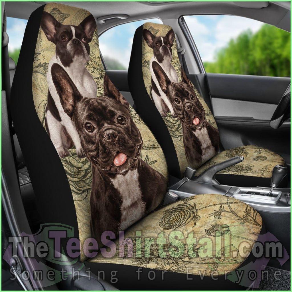 French Bulldog Car Seat Covers (Set Of 2)