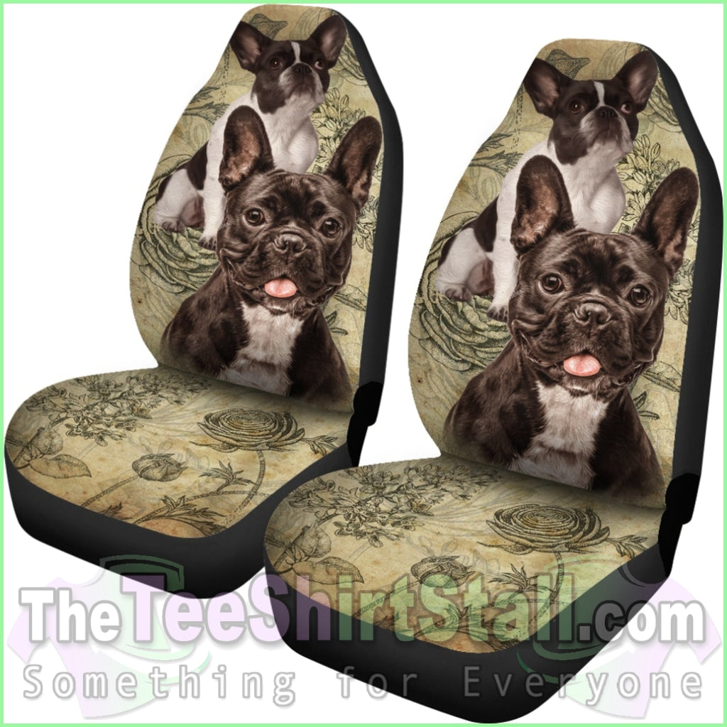 French Bulldog Car Seat Covers (Set Of 2)