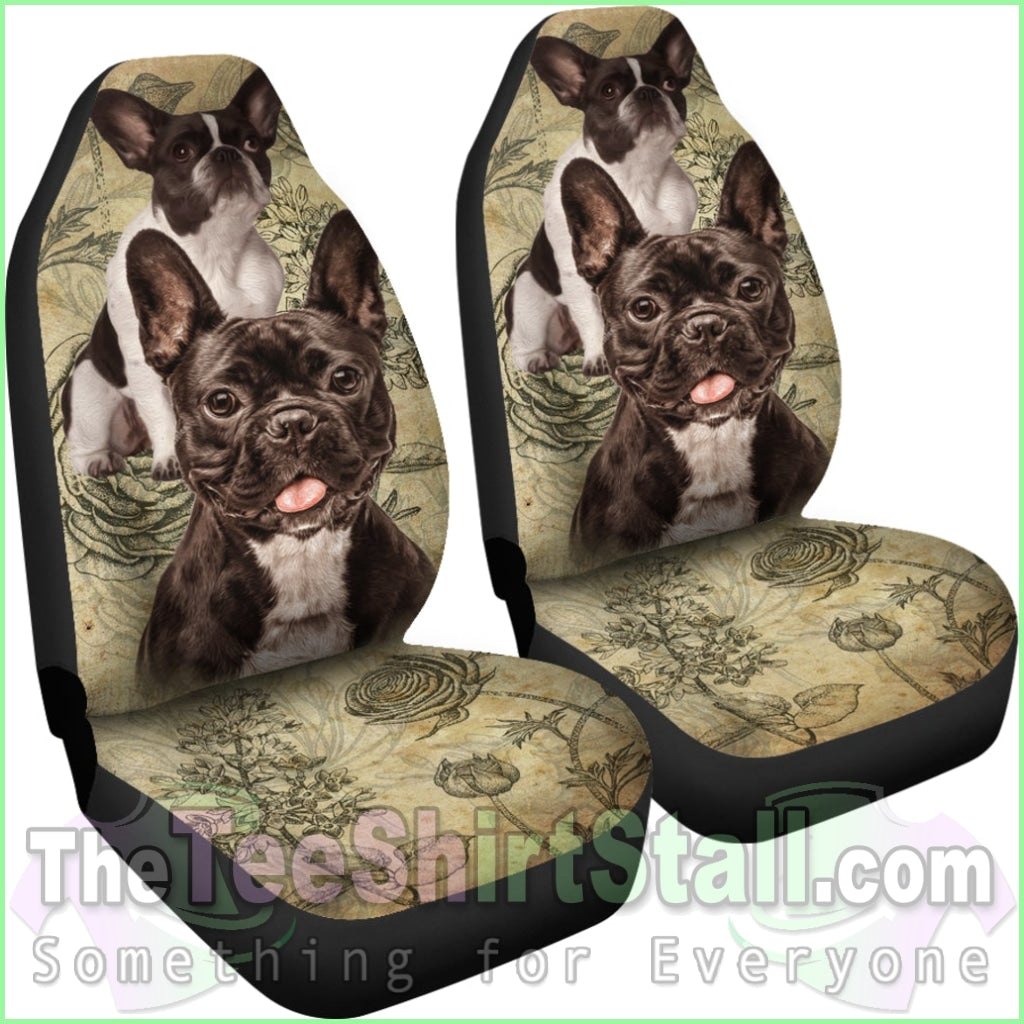 French Bulldog Car Seat Covers (Set Of 2)