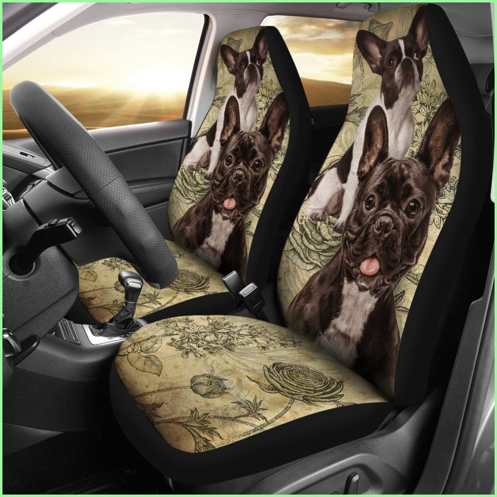 French Bulldog Car Seat Covers (Set Of 2)