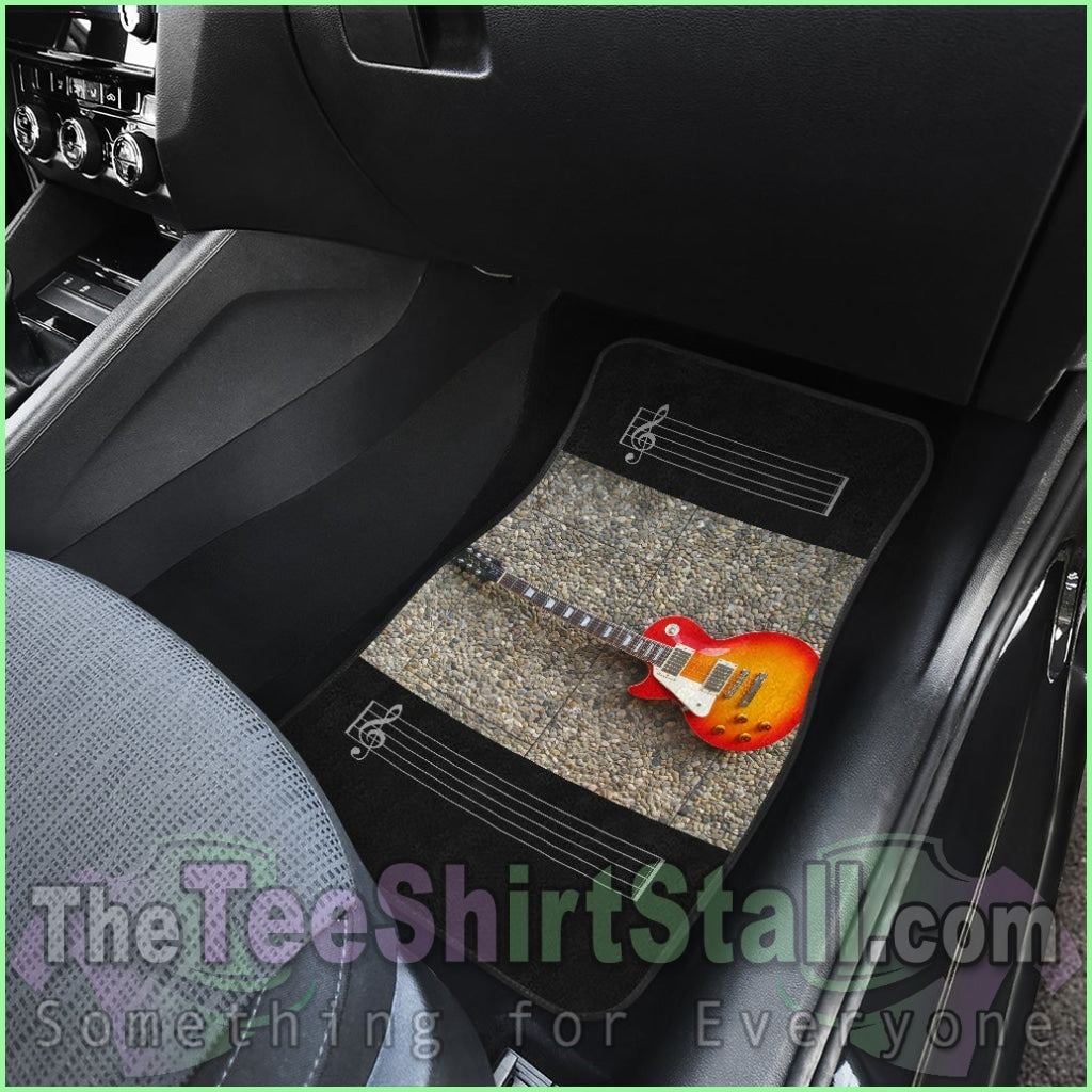 Front And Back Car Mats (Set Of 4) - Guitar