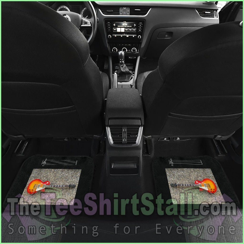 Front And Back Car Mats (Set Of 4) - Guitar