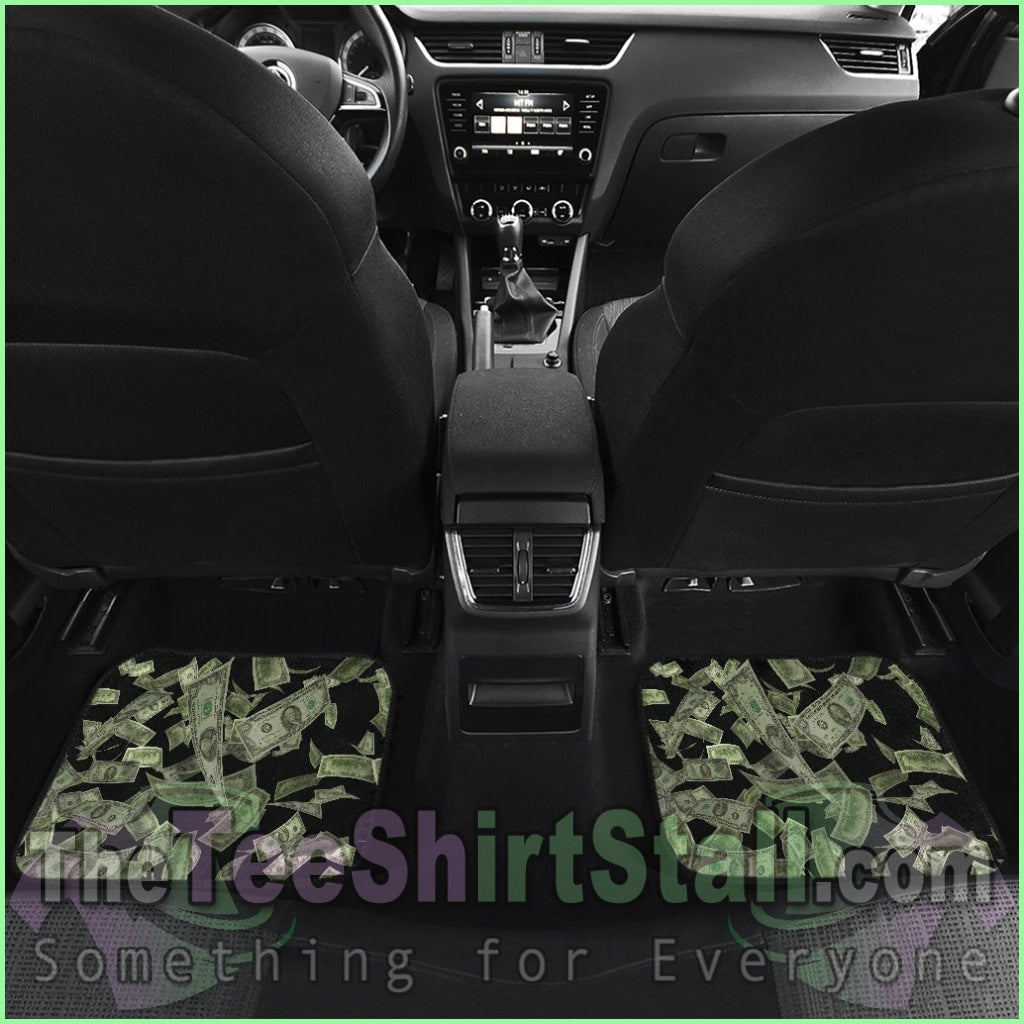 Front And Back Car Mats (Set Of 4) - Money