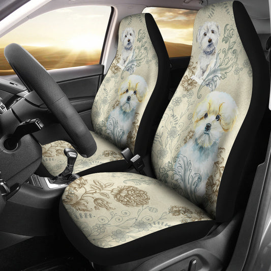 Maltese Car Seat Covers (Set of 2)