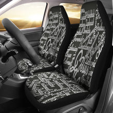 Load image into Gallery viewer, Custom-Made Holy Bible Books White Black Car Seat Cover
