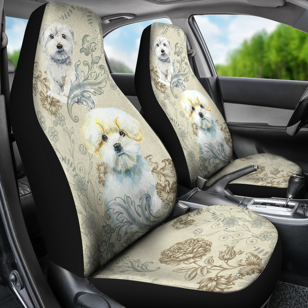 Maltese Car Seat Covers (Set of 2)