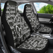 Load image into Gallery viewer, Custom-Made Holy Bible Books White Black Car Seat Cover
