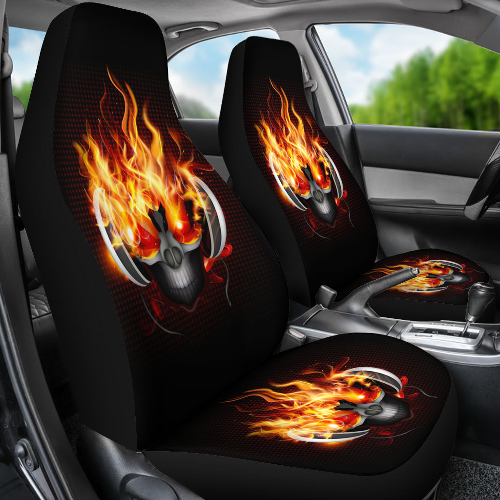 Dj Skull Car Seat Covers