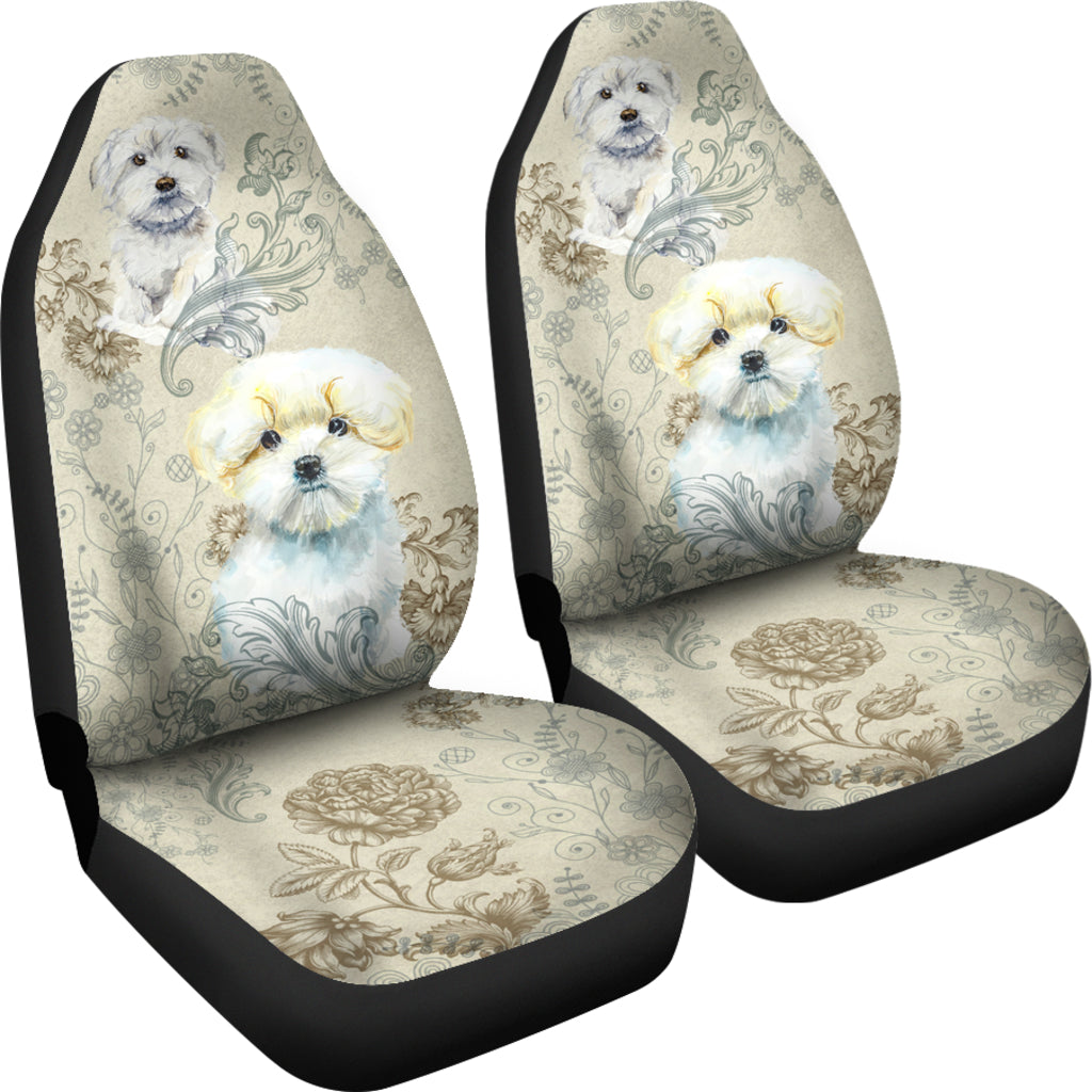 Maltese Car Seat Covers (Set of 2)