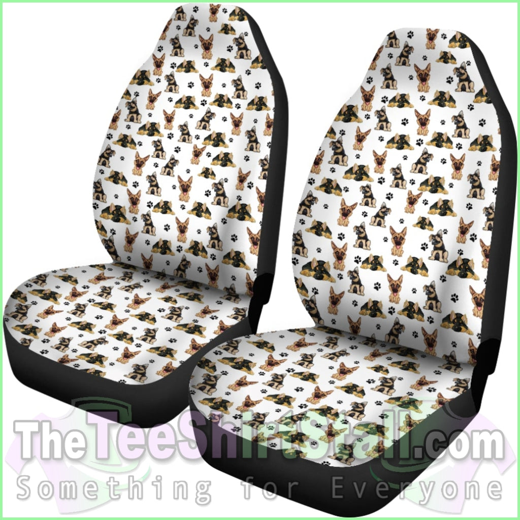 German Shepherd Car Seat Covers (Set Of 2)