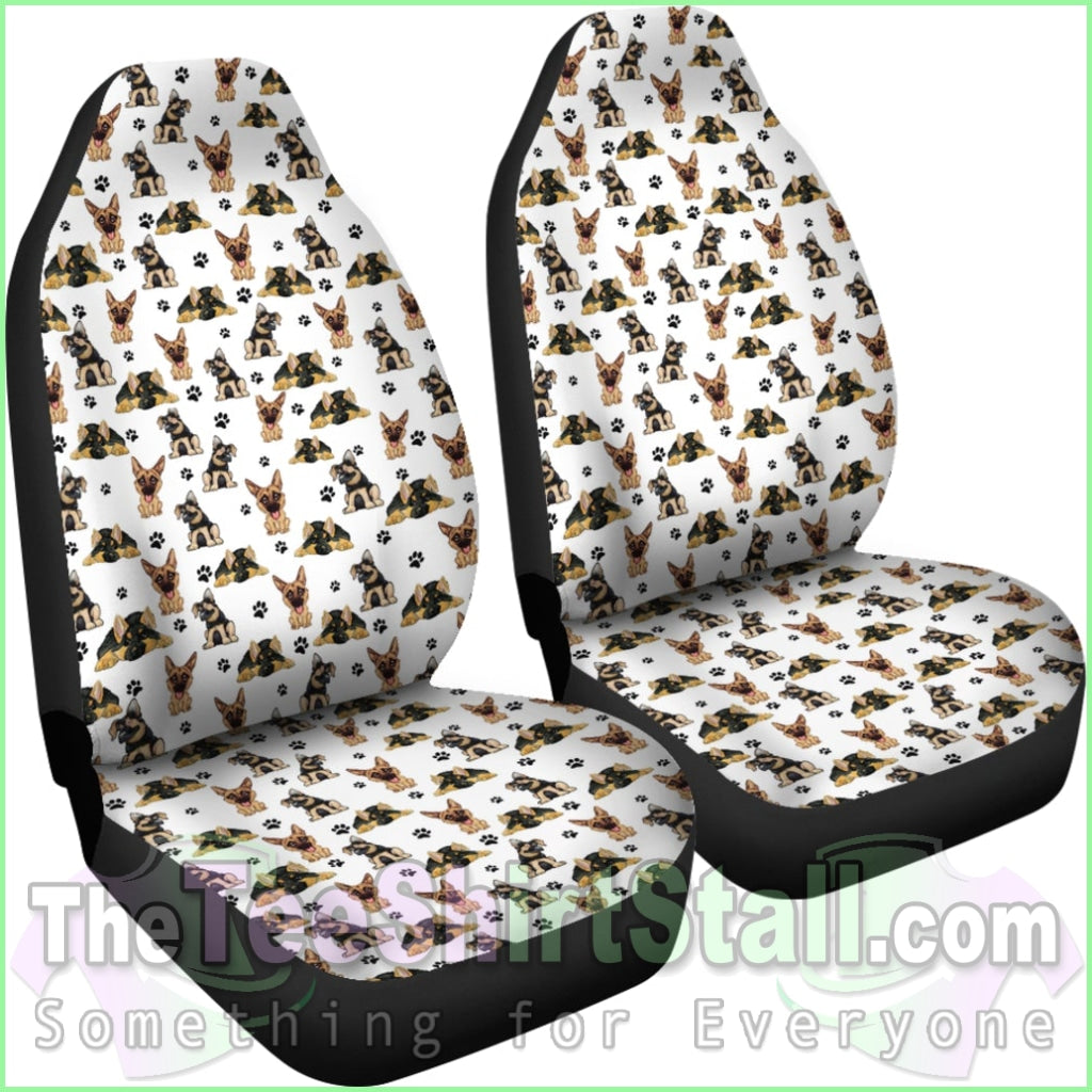 German Shepherd Car Seat Covers (Set Of 2)