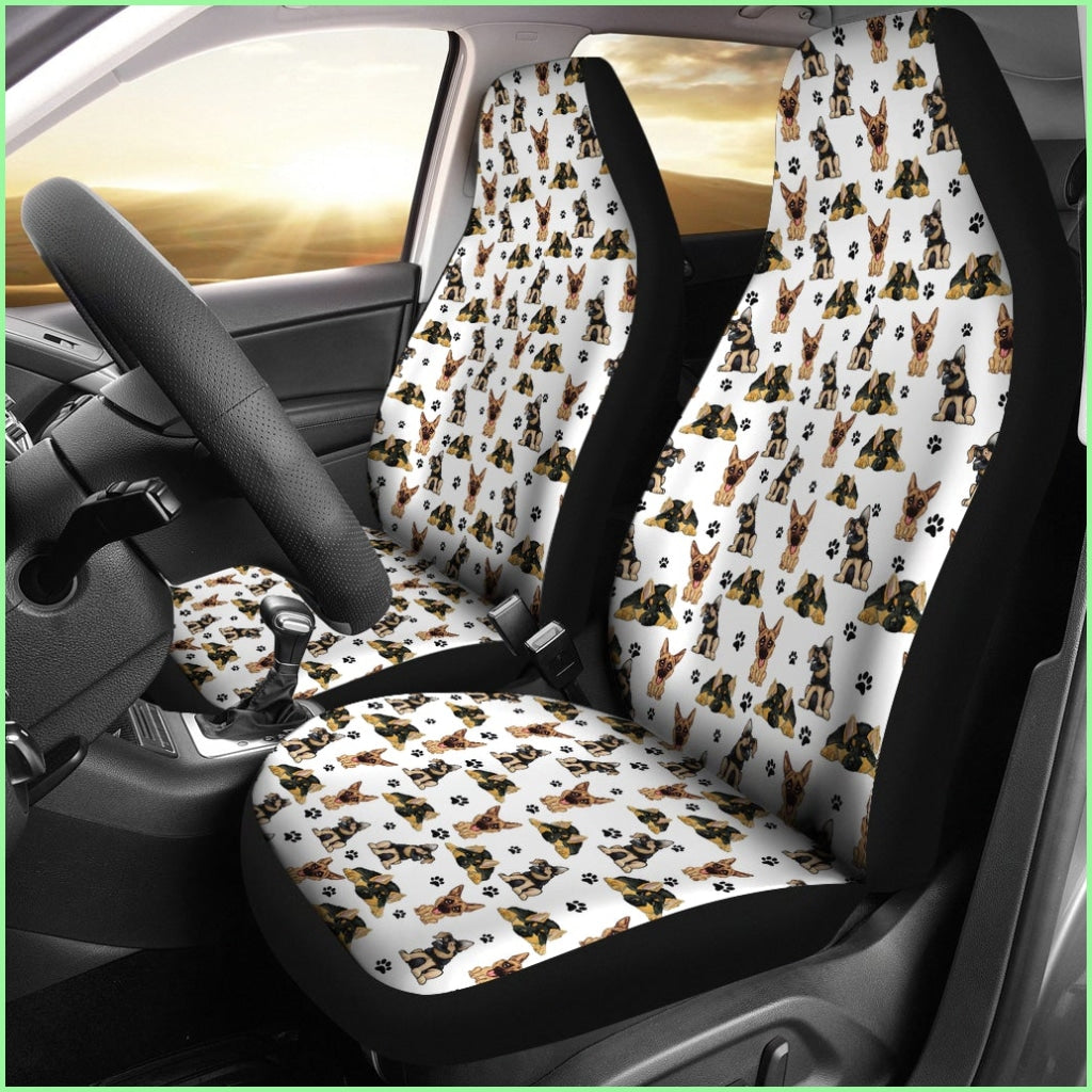 German Shepherd Car Seat Covers (Set Of 2)