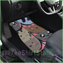 Load image into Gallery viewer, Girly Cat Car Floor Mat
