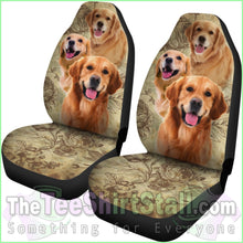 Load image into Gallery viewer, Golden Retriever Car Seat Covers (Set Of 2)
