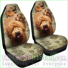 Load image into Gallery viewer, Goldendoodle Car Seat Covers (Set Of 2)
