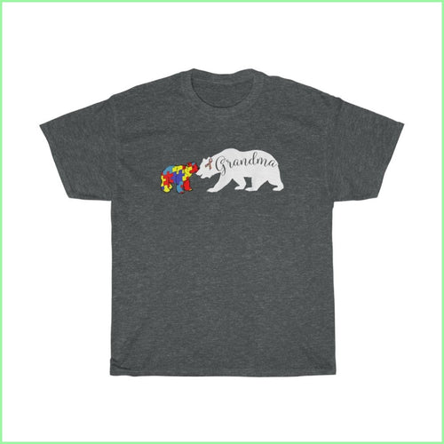 Grandma Bear - Autism Tee L / Dark Heather T-Shirt