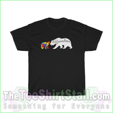 Load image into Gallery viewer, Grandma Bear - Autism Tee S / Black T-Shirt
