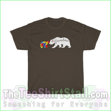 Load image into Gallery viewer, Grandma Bear - Autism Tee S / Dark Chocolate T-Shirt
