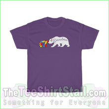 Load image into Gallery viewer, Grandma Bear - Autism Tee S / Purple T-Shirt
