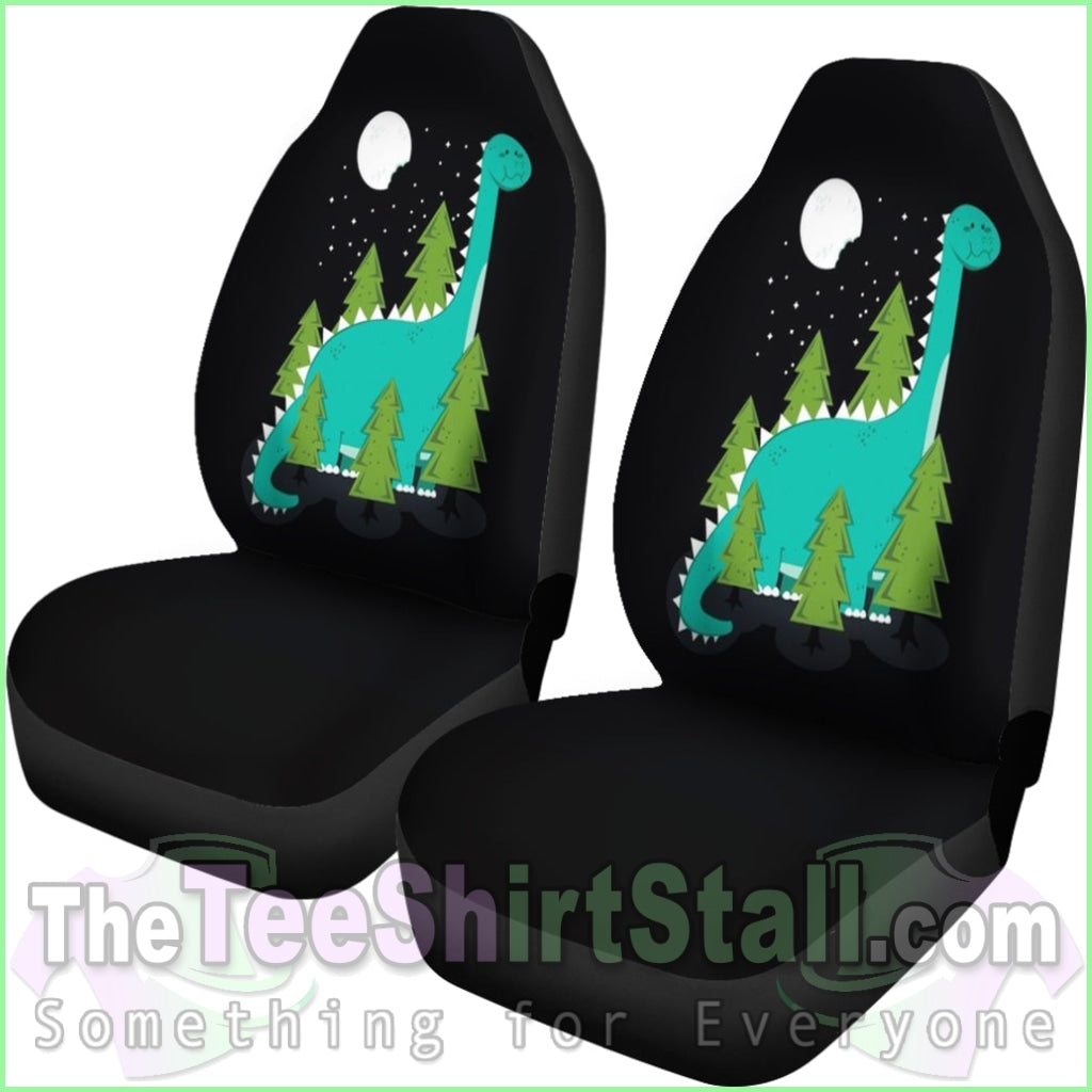 Green Dinosaur Car Seat Covers