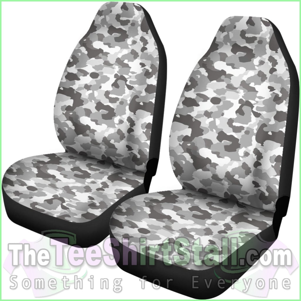 Grey Camouflage Seat Covers