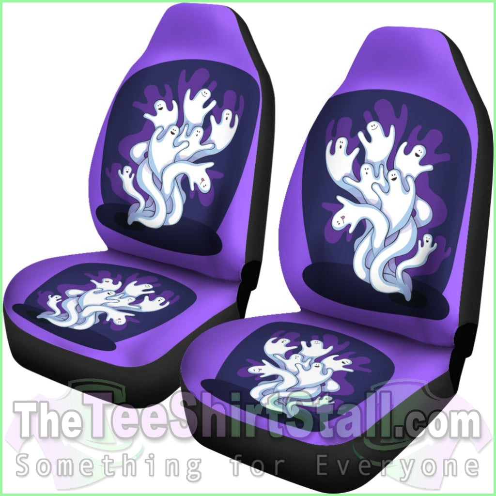 Halloween Spooky Ghost Car Seat Covers