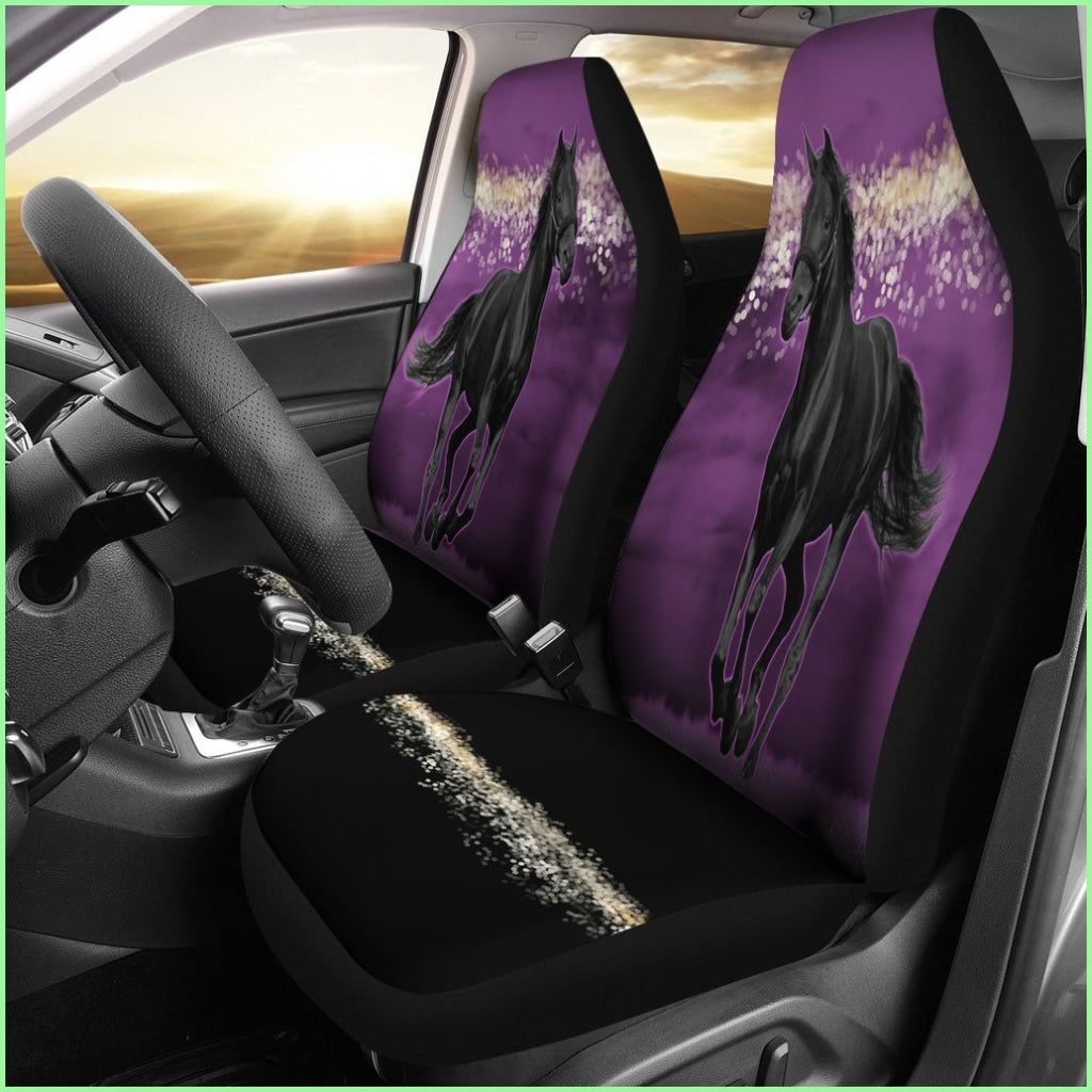 Horse Pink Night Car Seat Covers