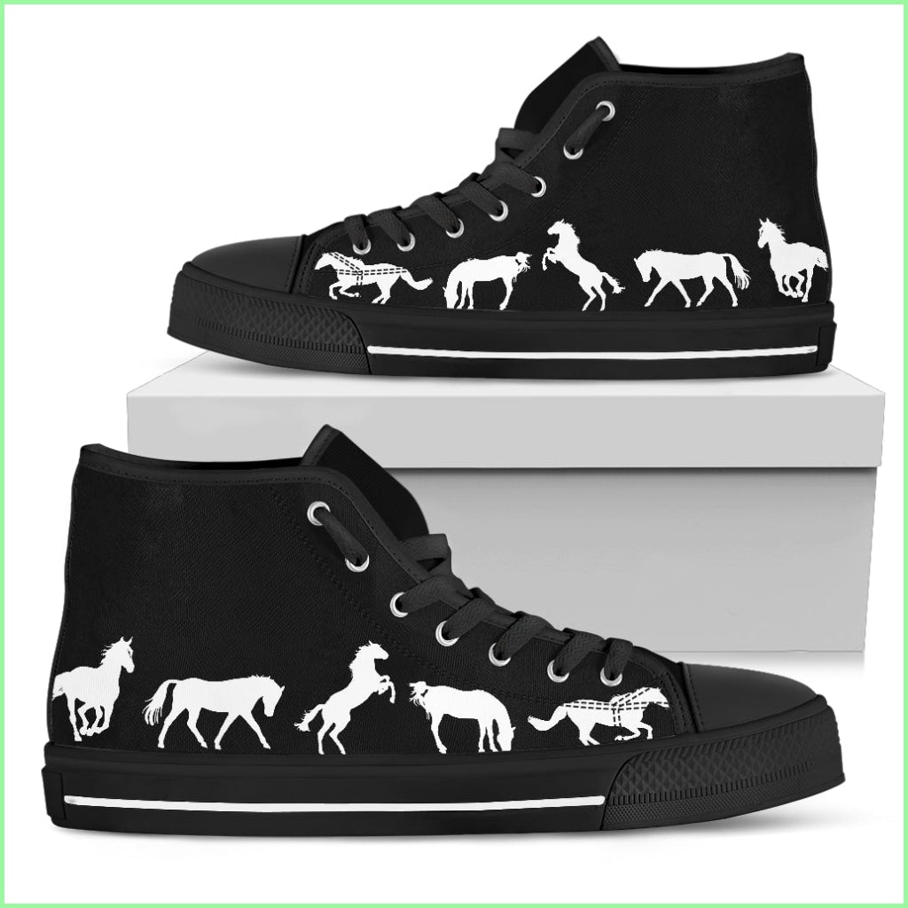 Horse Womens High Top