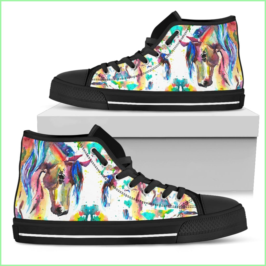 Horse Womens High Top