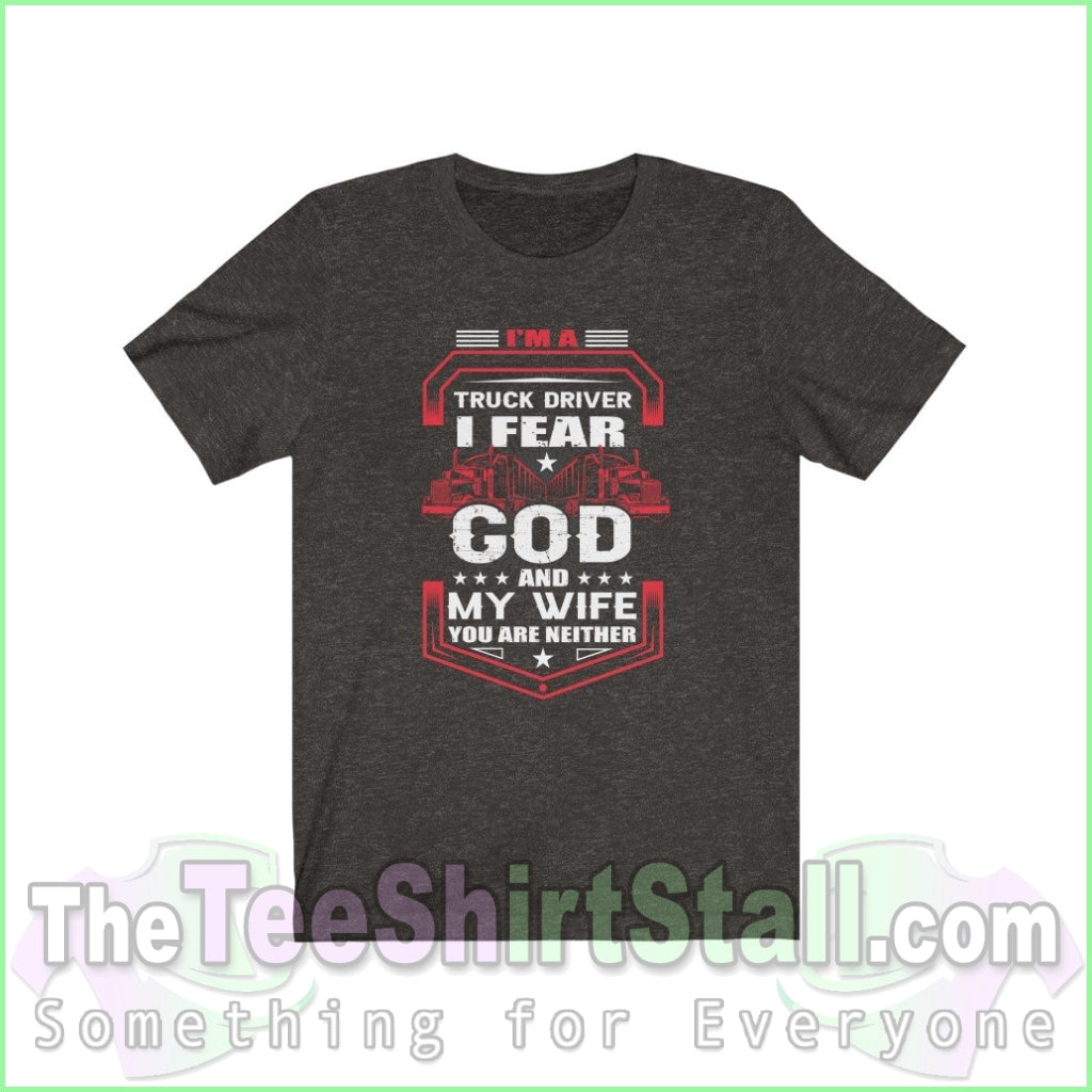 I Fear God And My Wife Tee Black Heather / Xs T-Shirt