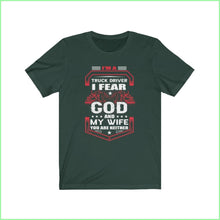 Load image into Gallery viewer, I Fear God And My Wife Tee Forest / L T-Shirt
