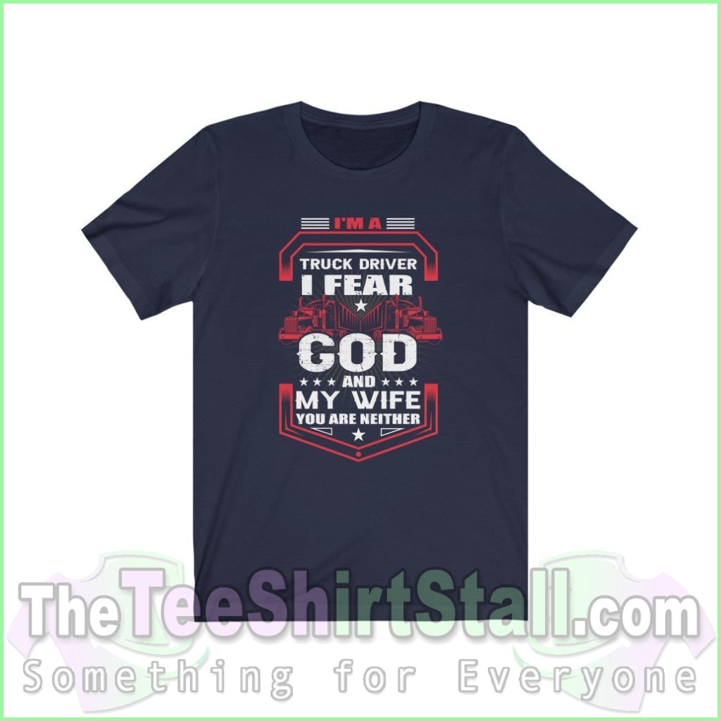 I Fear God And My Wife Tee Navy / Xs T-Shirt