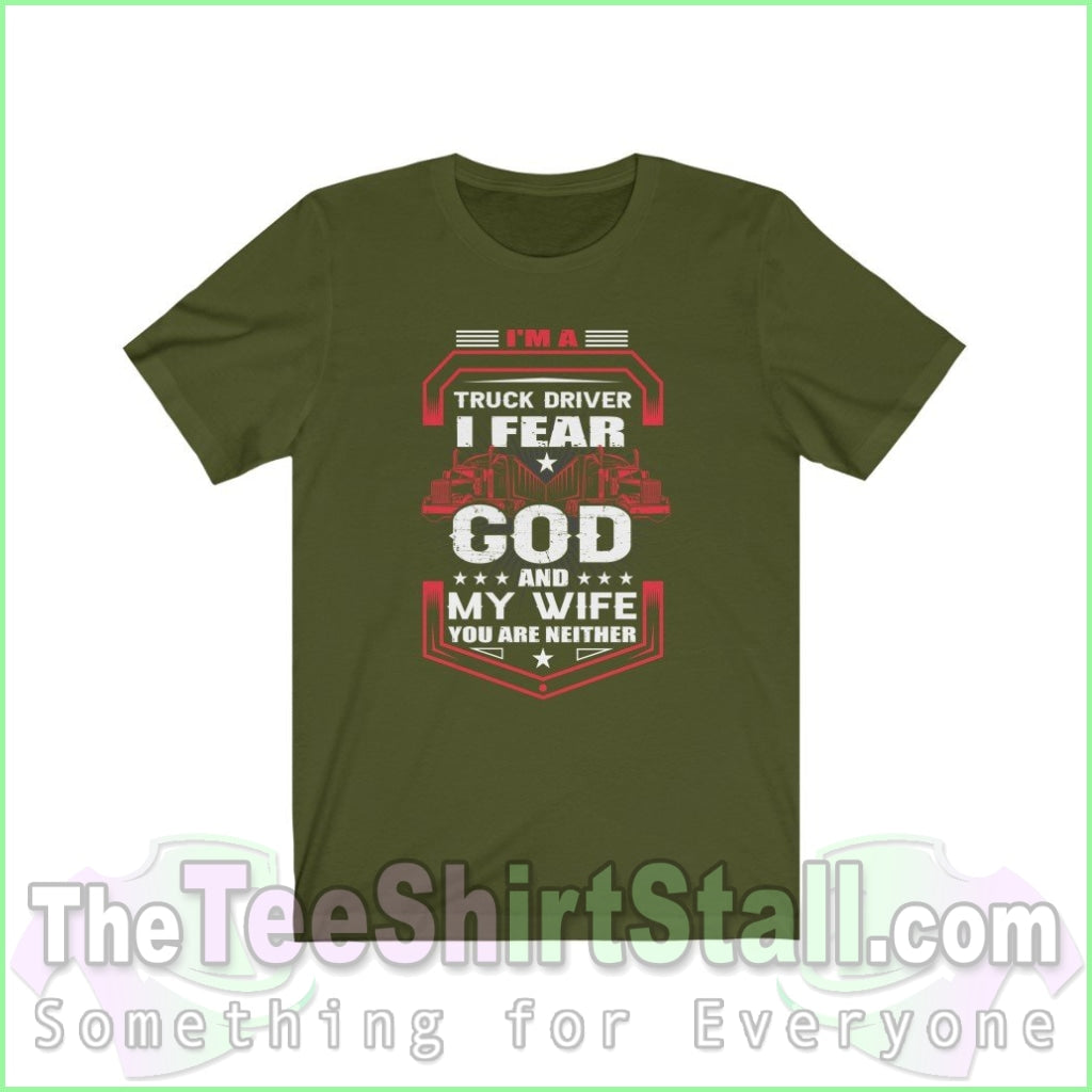 I Fear God And My Wife Tee Olive / Xs T-Shirt