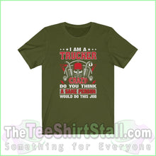 Load image into Gallery viewer, Im A Crazy Trucker Tee Olive / Xs T-Shirt
