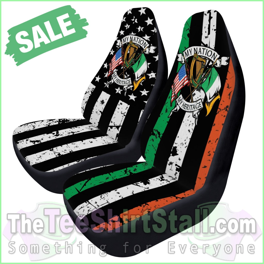 Irish American Pride Car Seat Covers Automotive Interior