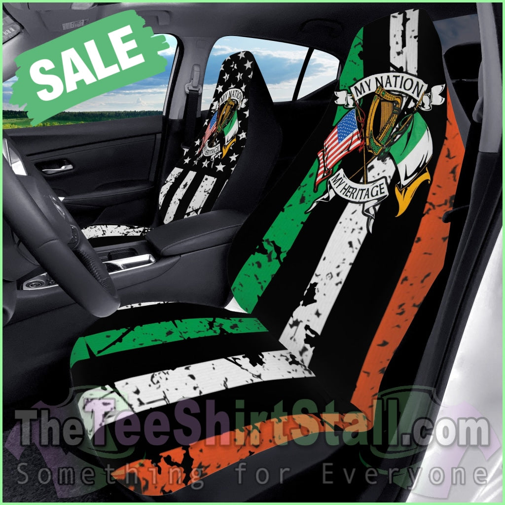 Irish American Pride Car Seat Covers Automotive Interior