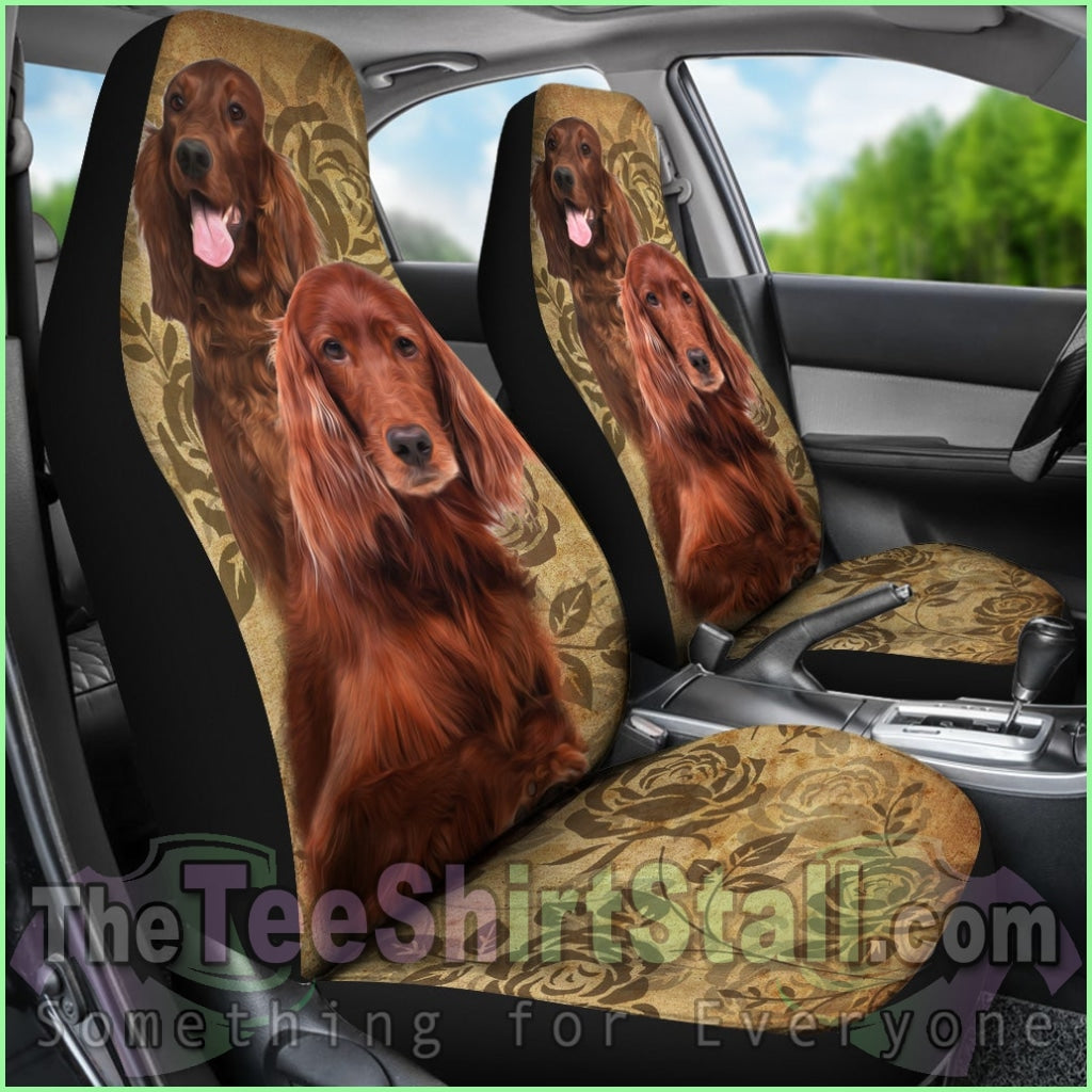 Irish Setter Car Seat Covers (Set Of 2)