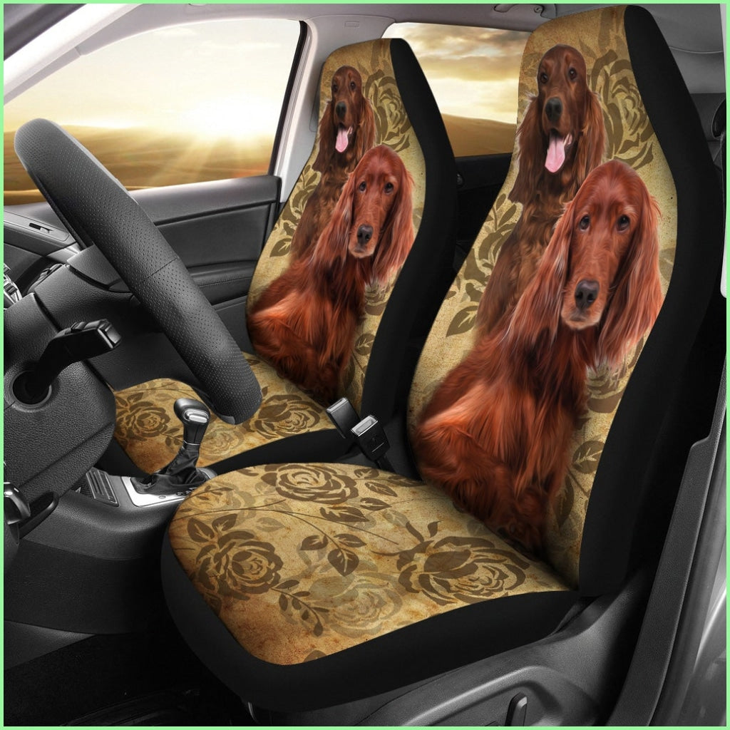 Irish Setter Car Seat Covers (Set Of 2)