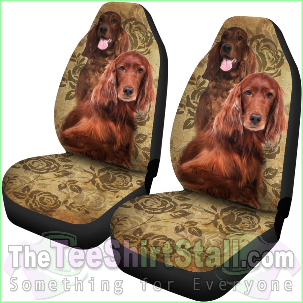 Irish Setter Car Seat Covers (Set Of 2)