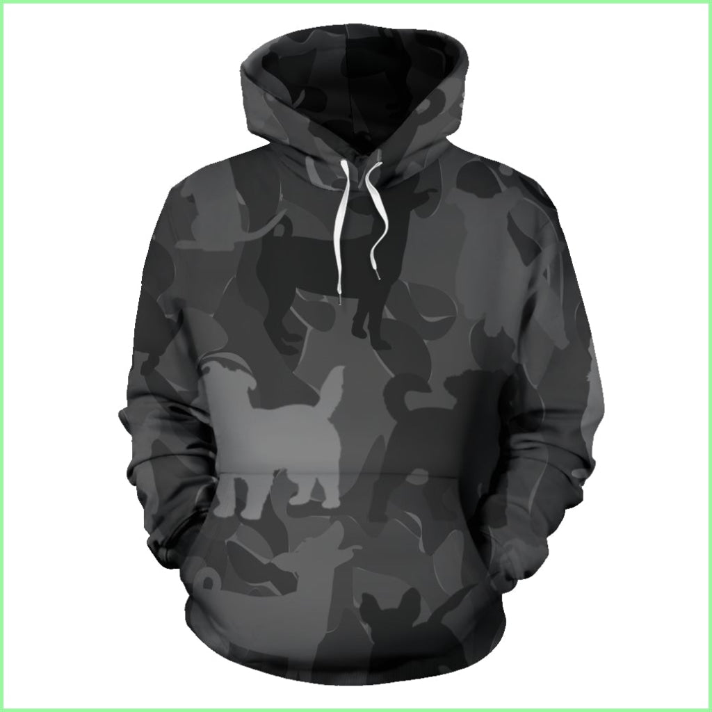 Jack Russell Terrier Dark Grey Mens Hoodiejack / S