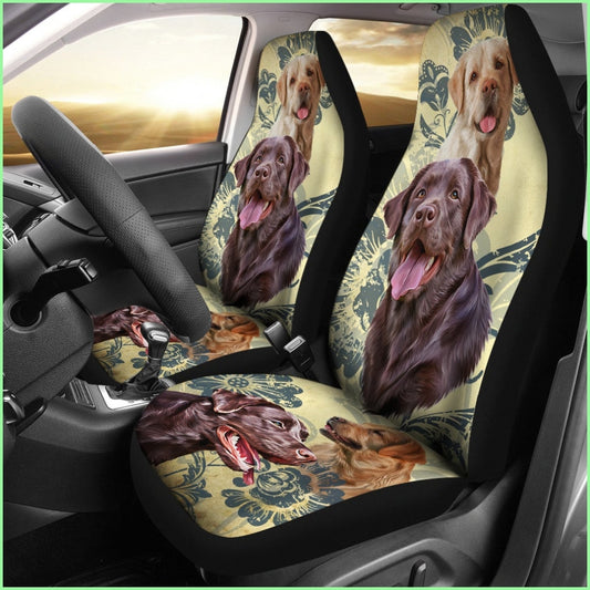 Labrador Car Seat Covers (Set Of 2)