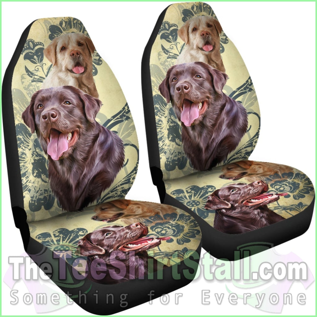 Labrador Car Seat Covers (Set Of 2)