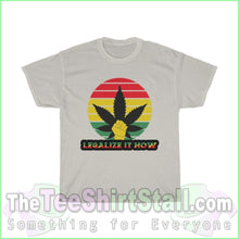 Load image into Gallery viewer, Legalize It Now Tee S / Ice Grey T-Shirt
